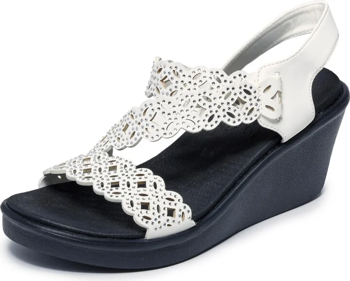 Skechers Women's Rumble ON-SASSIER DayZ Wedge Sandal