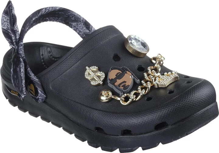 Skechers Women's Snoop Dogg: Arch FIT Footsteps-Rolling Glitz Clog