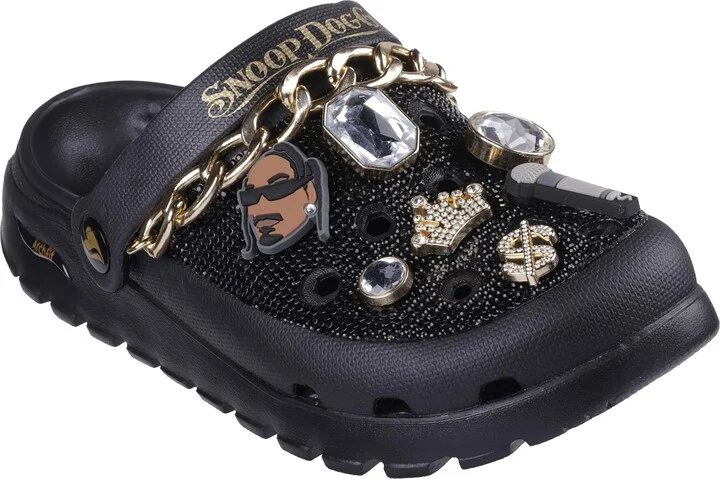 Skechers Women's Snoop Dogg: Arch FIT Footsteps-Rolling N Gold Clog