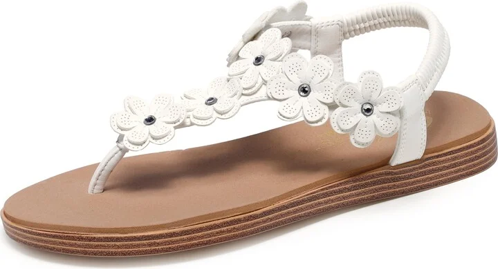 Skechers Women's Summer Cove-Beach Bloom Flip-Flop