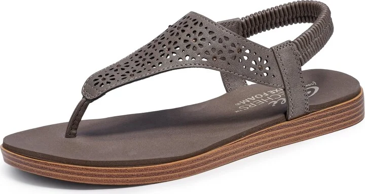 Skechers Women's Summer Cove-Ocean Pearl Flip-Flop