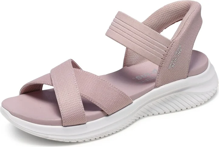 Skechers Women's Ultra Flex 3.0-Never Netter Hands Free Slip-Ins Sandal