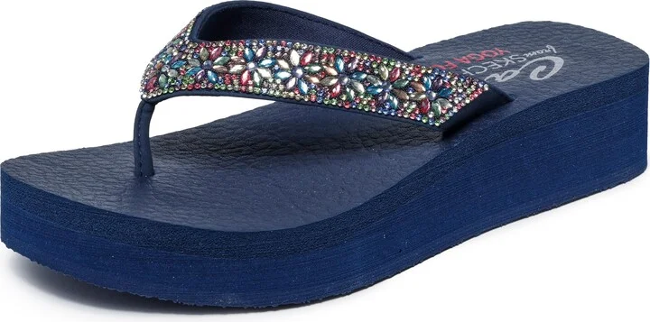 Skechers Women's Vinyasa-Wild Daisies Flip-Flop