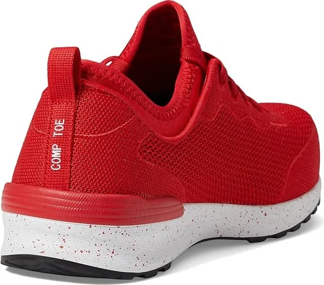 SKECHERS Work Bulkin - Balran Comp Toe Women's Shoes Red : 7.5 B - Medium, Textile - Image 4