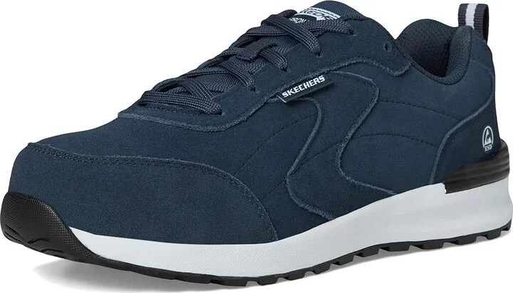 SKECHERS Work Bulklin - Atlis Comp Toe Men's Work Boots Blue : 11 D - Medium, Leather - Image 5