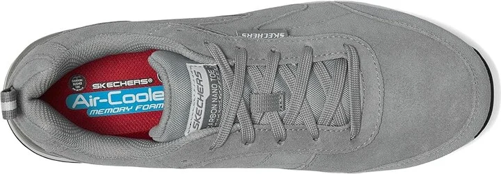 SKECHERS Work Bulklin - Atlis Comp Toe Men's Work Boots Grey : 8.5 D - Medium, Leather - Image 2