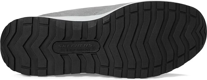 SKECHERS Work Bulklin - Atlis Comp Toe Men's Work Boots Grey : 8.5 D - Medium, Leather - Image 3