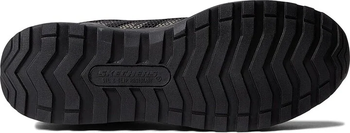 SKECHERS Work Bulklin - Lyndale Composite Toe Women's Shoes Black/Leopard : 7.5 B - Medium, Textile/Synthetic - Image 3
