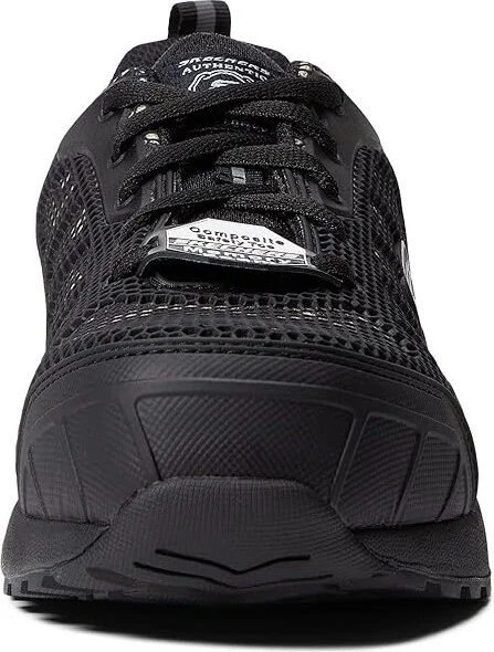 SKECHERS Work Bulklin - Lyndale Composite Toe Women's Shoes Black/Leopard : 7.5 B - Medium, Textile/Synthetic - Image 5