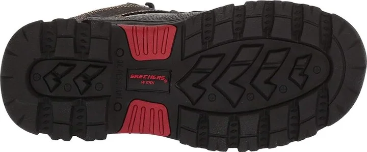 SKECHERS Work Burgin - Sosder Men's Industrial Shoes Brown : 14 D - Medium, Leather - Image 4