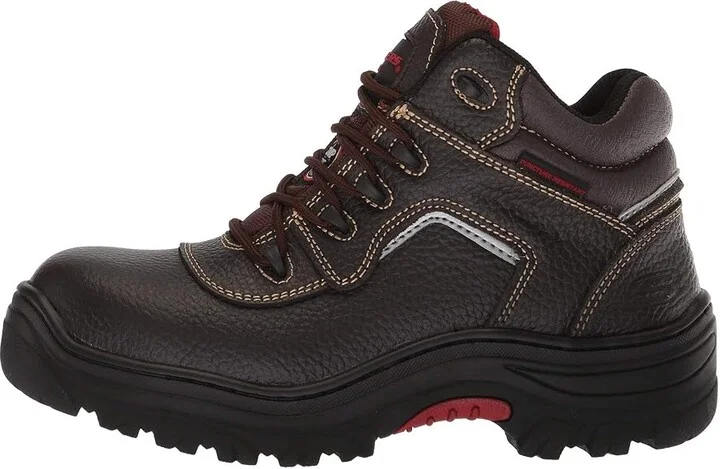 SKECHERS Work Burgin - Sosder Men's Industrial Shoes Brown : 14 D - Medium, Leather - Image 7