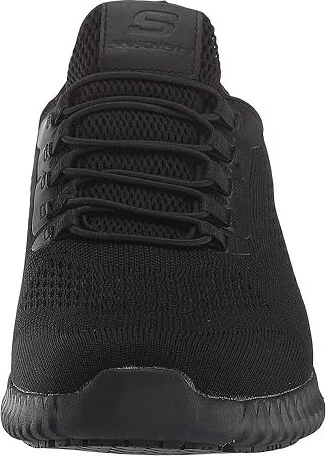 SKECHERS Work Cessnock Men's Shoes Black : 7 D - Medium, Textile - Image 6