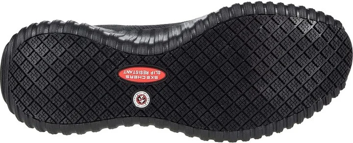 SKECHERS Work Cicades - Rhettle Composite Toe Men's Shoes Black : 10 D - Medium, Textile - Image 3