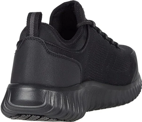 SKECHERS Work Cicades - Rhettle Composite Toe Men's Shoes Black : 10 D - Medium, Textile - Image 4