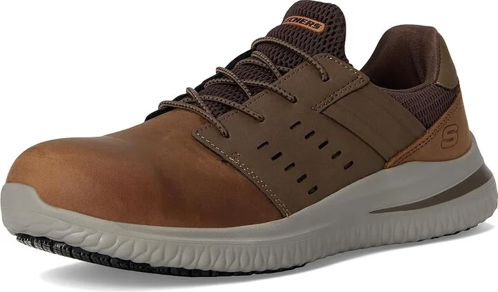 SKECHERS Work Delson 3.0 SR - Tyoll Comp Toe Men's Work Boots Brown : 13 D - Medium - Image 5