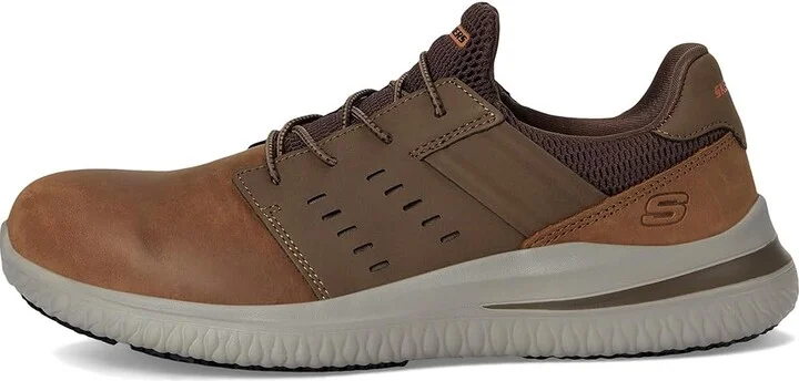 SKECHERS Work Delson 3.0 SR - Tyoll Comp Toe Men's Work Boots Brown : 13 D - Medium - Image 6