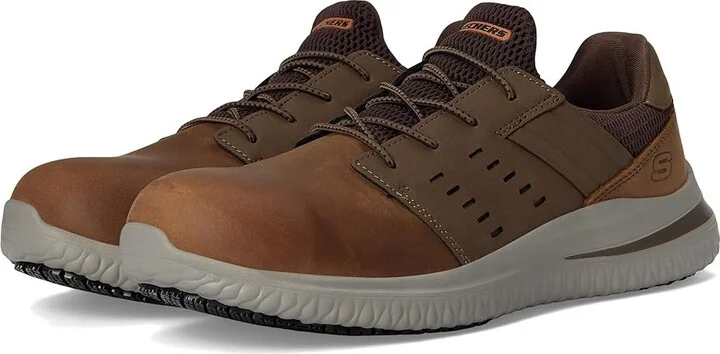 SKECHERS Work Delson 3.0 SR - Tyoll Comp Toe Men's Work Boots Brown : 13 D - Medium