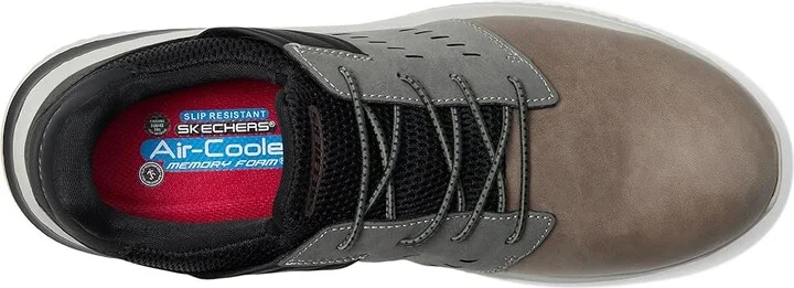 SKECHERS Work Delson 3.0 SR - Tyoll Comp Toe Men's Work Boots Grey : 10.5 D - Medium - Image 2