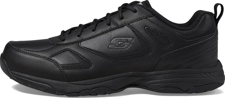 SKECHERS Work Dighton Men's Shoes Black Synthetic/Leather : 7 D - Medium - Image 7