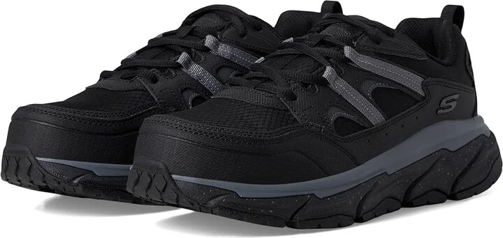 SKECHERS Work D'Lux Journey Comp Toe Men's Work Boots Black/Grey : 12 D - Medium, Synthetic