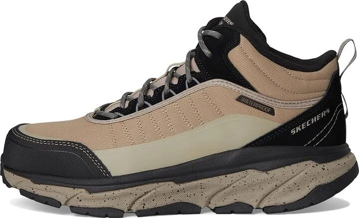 SKECHERS Work D'Lux Journey SR - Terrain - Guard Comp Toe Men's Work Boots Beige : 11 D - Medium, Leather/Rubber - Image 6