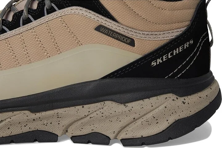 SKECHERS Work D'Lux Journey SR - Terrain - Guard Comp Toe Men's Work Boots Beige : 11 D - Medium, Leather/Rubber - Image 7
