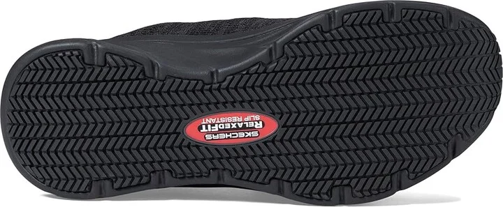 SKECHERS Work D'lux Walker SR - Luxir Men's Shoes Black : 7 D - Medium - Image 3