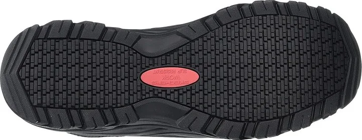 SKECHERS Work Fannter Men's Shoes Black : 11 D - Medium, Synthetic/Leather - Image 4