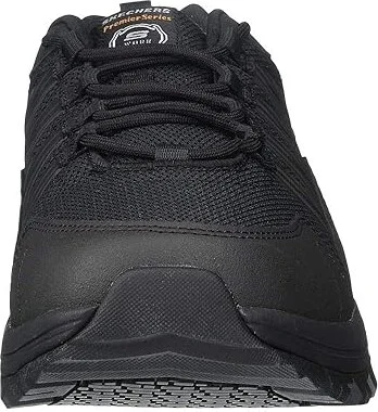 SKECHERS Work Fannter Men's Shoes Black : 11 D - Medium, Synthetic/Leather - Image 6