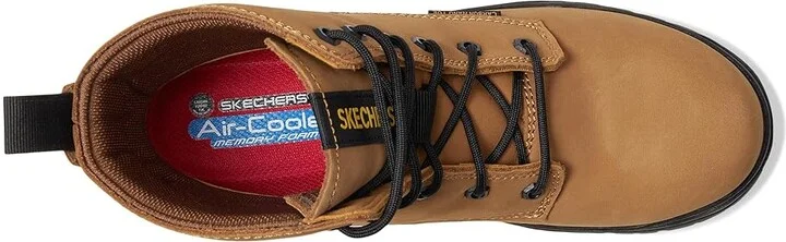 SKECHERS Work Foxgrove Comp Toe Women's Work Boots Chestnut : 11 M, Leather - Image 2