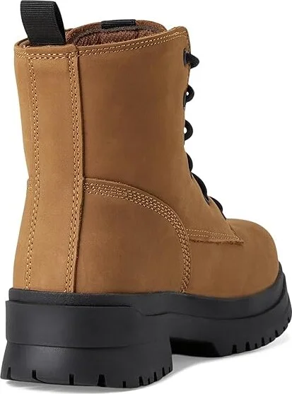 SKECHERS Work Foxgrove Comp Toe Women's Work Boots Chestnut : 11 M, Leather - Image 4