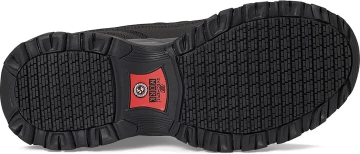 SKECHERS Work Holdredge - Comp Toe Internal Met Guard Men's Work Boots Black : 10 D - Medium, Leather - Image 3