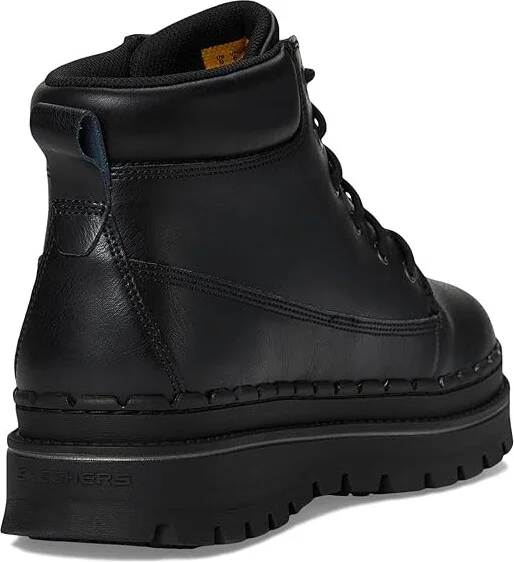 SKECHERS Work Jammers SR Women's Work Lace-up Boots Black : 9 M, Leather - Image 4