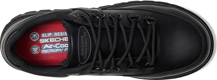 SKECHERS Work Jammers - Tepin Comp Toe Women's Work Boots Chestnut : 8 M, Leather - Image 8
