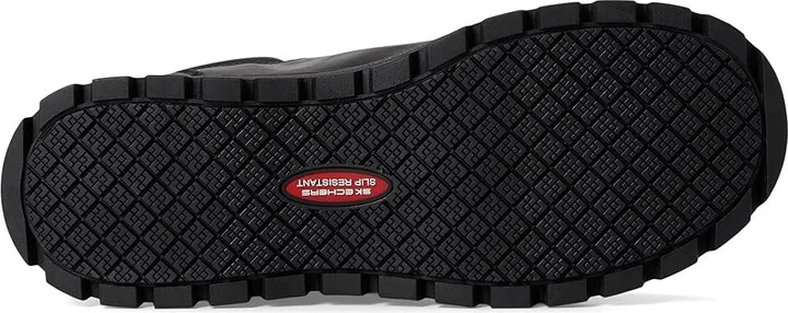 SKECHERS Work Jammers - Tepin Comp Toe Women's Work Boots Chestnut : 8 M, Leather - Image 9