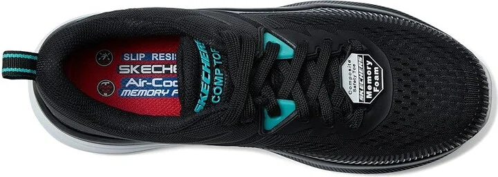 SKECHERS Work Jevion Comp Toe Men's Shoes Black : 10 D - Medium, Leather/Synthetic - Image 2