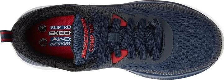 SKECHERS Work Jevion Comp Toe Men's Shoes Navy : 10 D - Medium, Leather/Synthetic - Image 2
