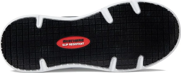 SKECHERS Work Jevion Comp Toe Men's Shoes Navy : 10 D - Medium, Leather/Synthetic - Image 3