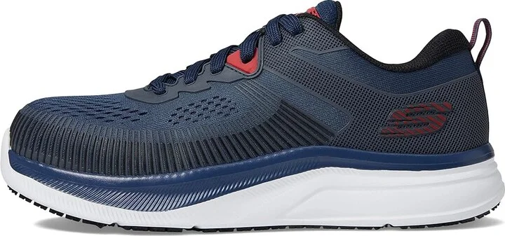 SKECHERS Work Jevion Comp Toe Men's Shoes Navy : 10 D - Medium, Leather/Synthetic - Image 6