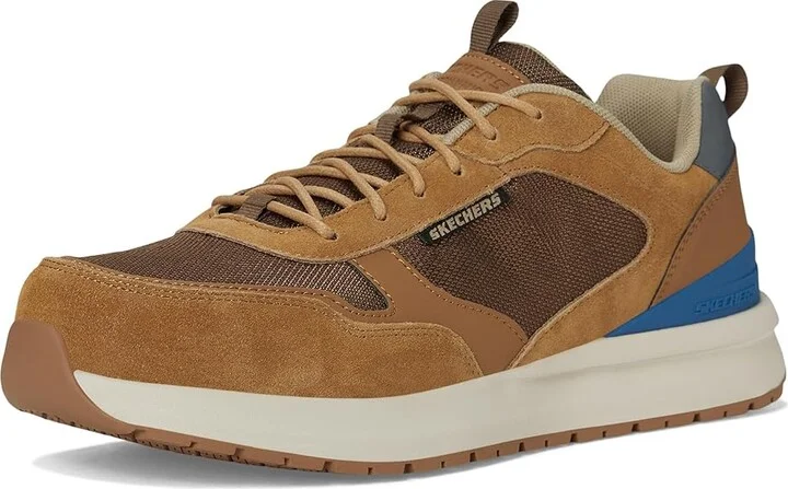 SKECHERS Work Joggernaut Comp Toe Men's Work Boots Brown : 11.5 D - Medium, Leather/Synthetic/Textile - Image 5