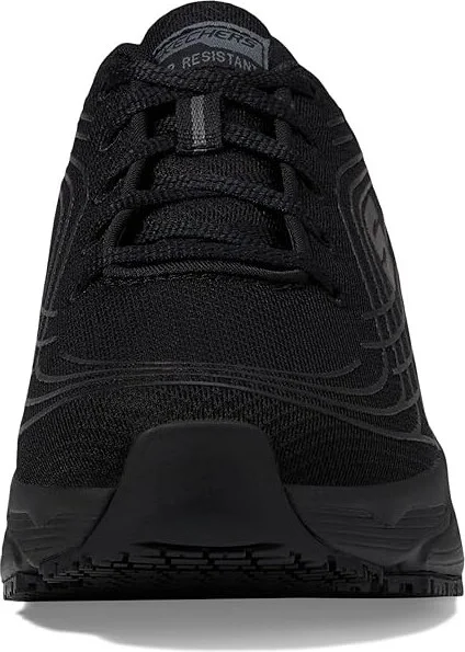 SKECHERS Work Max Cushioning Elite SR Women's Shoes Black : 5.5 C - Wide, Textile/Synthetic - Image 6