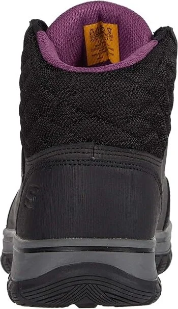 SKECHERS Work Mccoll Comp Toe Women's Shoes Black : 8 B - Medium, Leather - Image 5