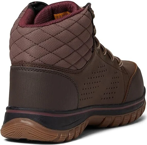 SKECHERS Work Mccoll Comp Toe Women's Shoes Brown : 8.5 B - Medium, Leather - Image 4