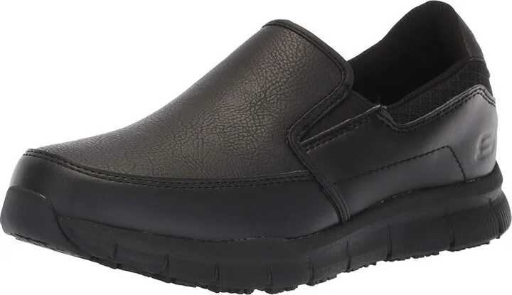 SKECHERS Work Nampa - Annod Women's Shoes Black : 5 B - Medium, Synthetic - Image 2
