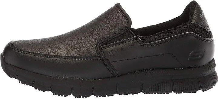 SKECHERS Work Nampa - Annod Women's Shoes Black : 5 B - Medium, Synthetic - Image 7