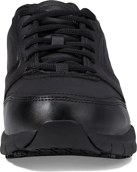 SKECHERS Work Nampa Men's Lace up casual Shoes Black : 7 D - Medium, Synthetic - Image 6