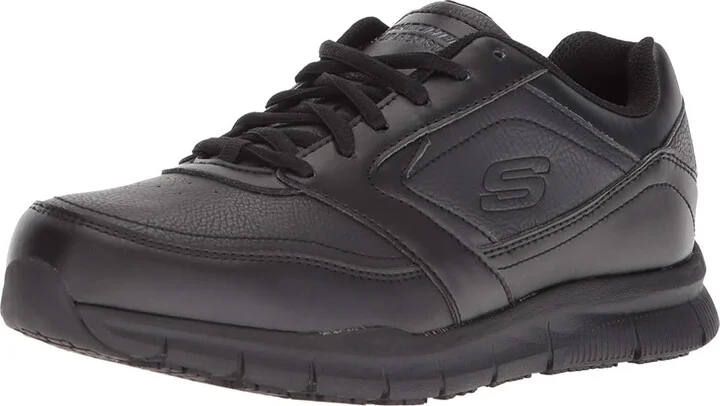 SKECHERS Work Nampa - Wyola Women's Shoes Black : 5 B - Medium, Synthetic - Image 2