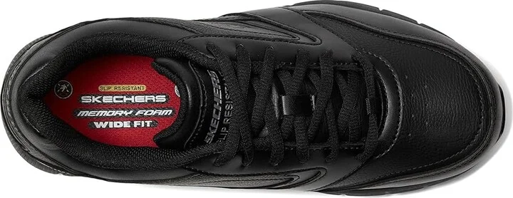 SKECHERS Work Nampa - Wyola Women's Shoes Black : 5 B - Medium, Synthetic - Image 3