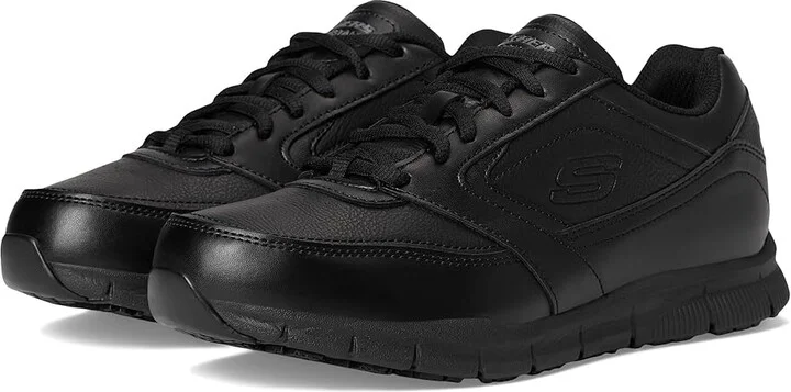 SKECHERS Work Nampa - Wyola Women's Shoes Black : 5 B - Medium, Synthetic