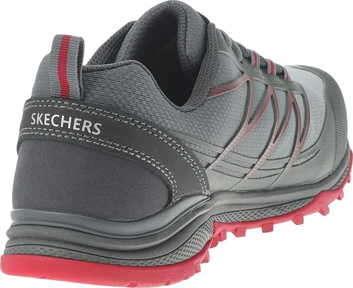 SKECHERS Work Puxal ESD Composite Toe Men's Shoes Gray/Red : 11 D - Medium, Synthetic/Leather - Image 4
